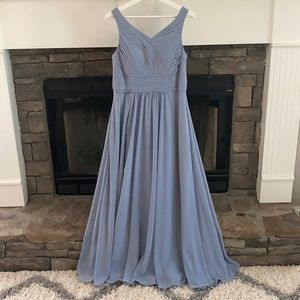 Formal Slate blue dress